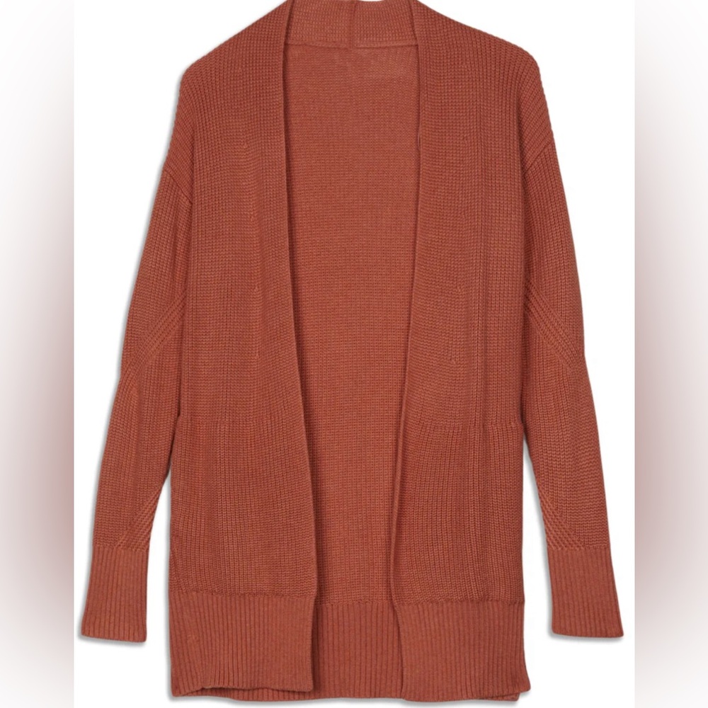 LULULEMON XS/S Cashlu Sweater Wrap in Heathered Pink Savannah